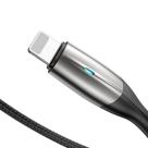 Дата-кабель с нейлоновой оплёткой и ремешком Baseus Horizontal USB-C/Lightning (1 м, 18 Вт PD, 480 Мбит/с) - фото 3